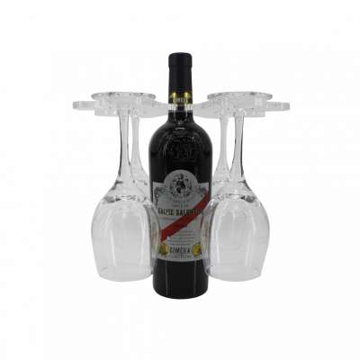 High quality Hot Single Glass Holder Acrylic Wine Glass Holder