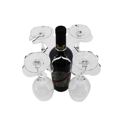 Free sample Luxury Acrylic Clear Wine Glass Holder