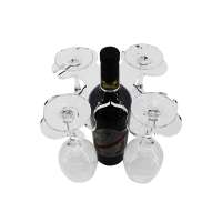 Free sample Luxury Acrylic Clear Wine Glass Holder