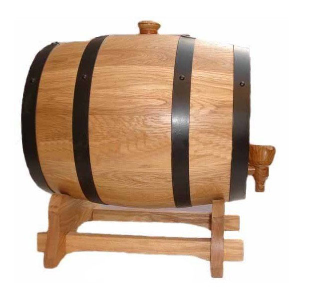 Several size alternative oak wood beer barrel