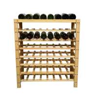 European 64 Wine Bottles Commercial Wine Bottle Display Rack