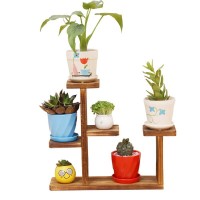 Dismountable Garden Wooden Flower Pot Holder Display Storage Box Racks